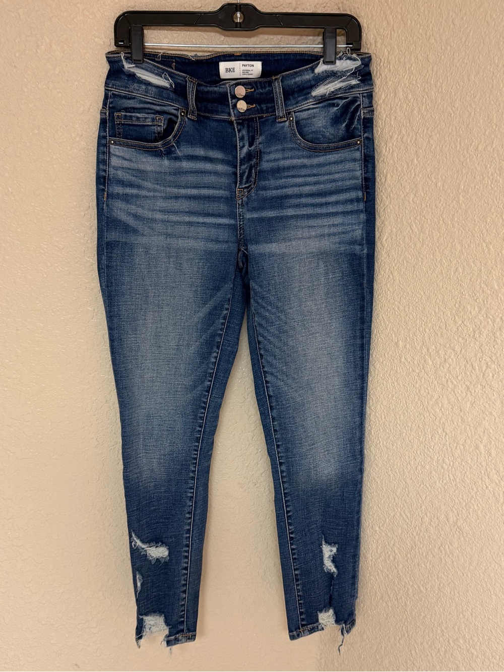 4/$20 BKE Payton Mid-Rise Distressed Skinny Jeans